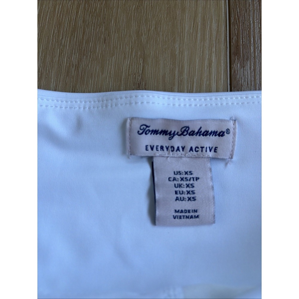NWT Tommy Bahama Skort Golf Tennis Athletic Tropical Pleated Blue White XS - Picture 2 of 8